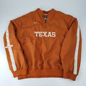 NIKE TEAM Texas Longhorns  1/4 Zip Football /Basketball Pullover Jacket SZ SMALL